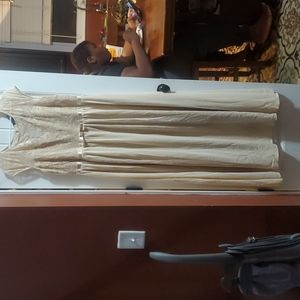 Foemal cream dress